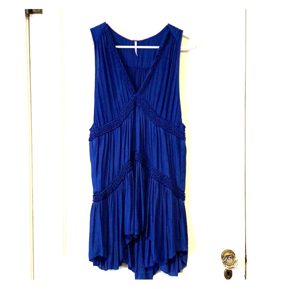 Free People blue dress and/or long flowy blouse